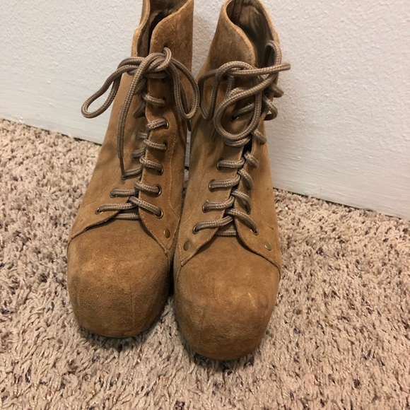 Jeffrey Campbell Lita Boot in Taupe - Picture 5 of 5